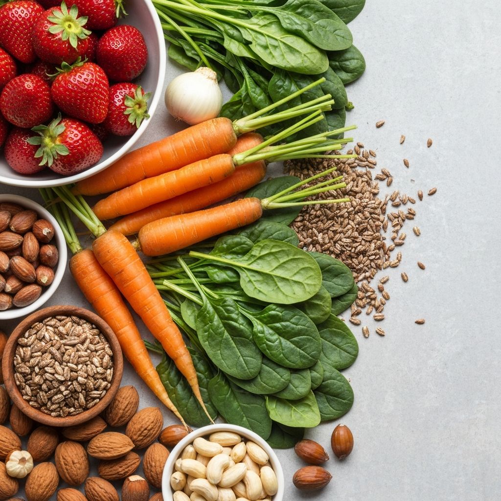 Fresh healthy food ingredients